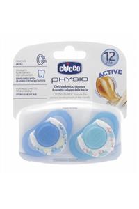 Chicco 2'li Physio Kauçuk Emzik 12 Ay+ Erkek