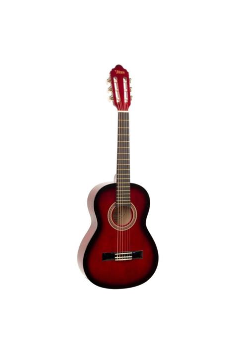 VALENCIA Vc103trds Kırmızı (3/4 Boy) Klasik Gitar (Kılıf+Yedek Tel Seti+Pena)