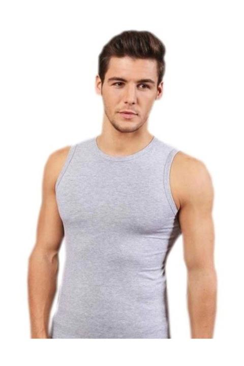 Berrak Erkek Ribana Siyah Kolsuz Badi 1013