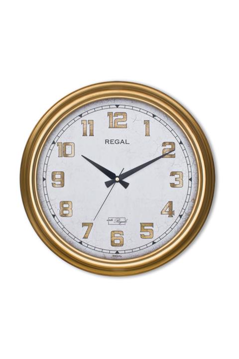 Ultima Regal Eskitme Kasa Klasik Duvar Saati Altın