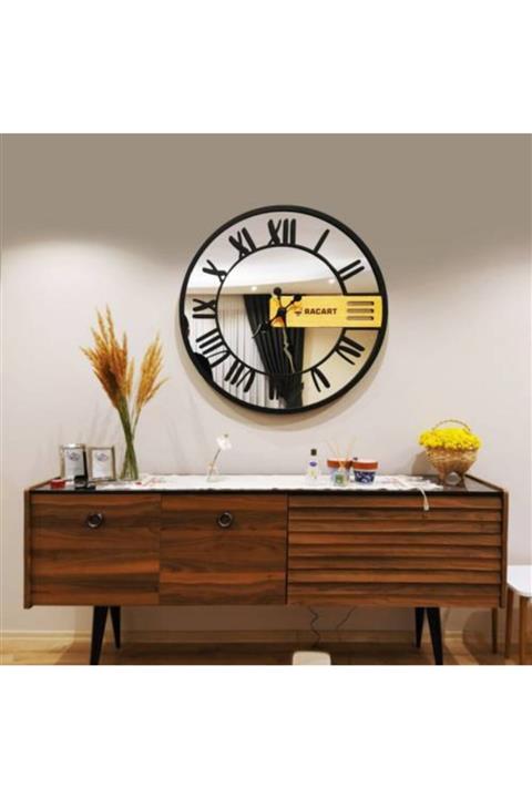 RacartShop Dekoratif Aynalı Saat - 40 (60x60 Cm)
