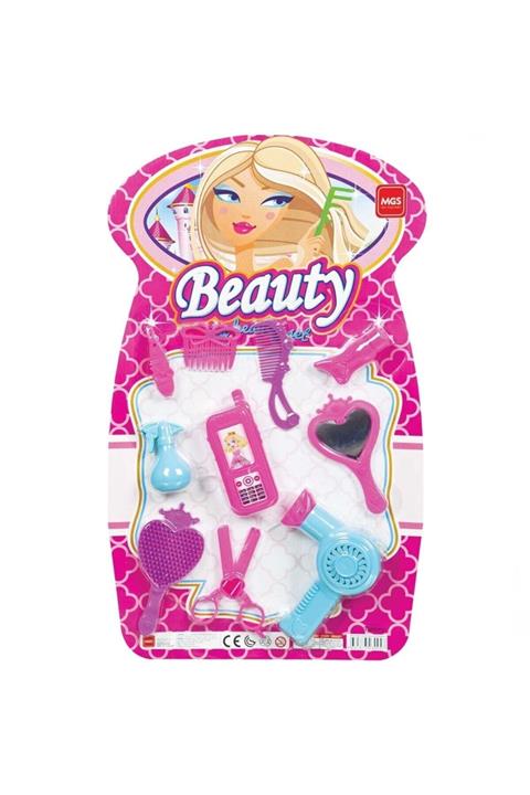 Burnis Toy Toys Role Play Kartela Güzellik Seti 10 Parça Fırsat