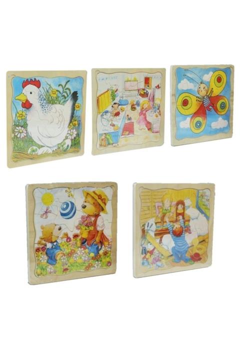 Burnis Toy Toys Ahşap Puzzle Fırsat