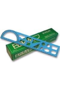 Yıldızlar Geometrik Şablon Cetvel 30 Cm.