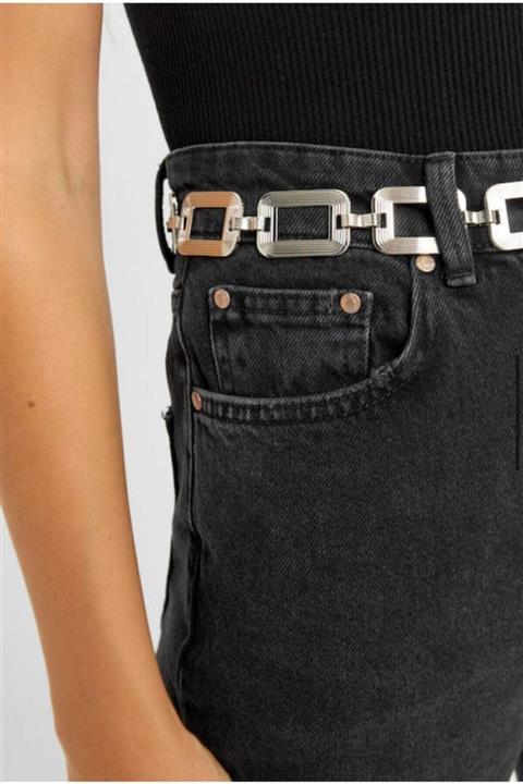 MARQUE SOSYETHEPAZARI Kadın Silver Zincir Kemer