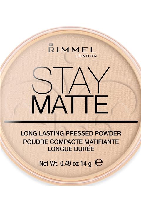 RIMMEL LONDON Marka: Rimmel London Stay Matte Pressed Powder Pudra 003 Peach Glow