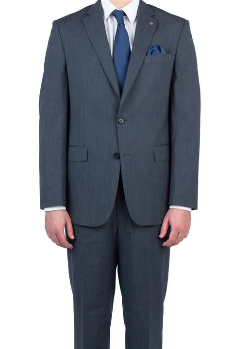 İmza Lacivert Desenli Comfort Fit Takım Elbise