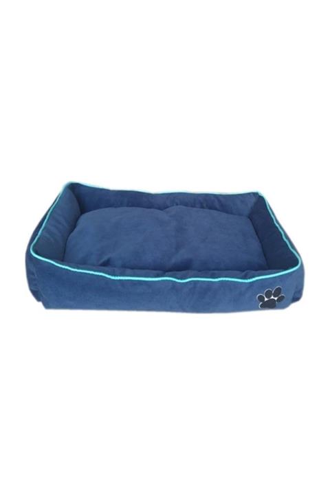 Nohov Tay Tüyü Köpek Yatağı L 17 X 65 X 100 Cm Mavi