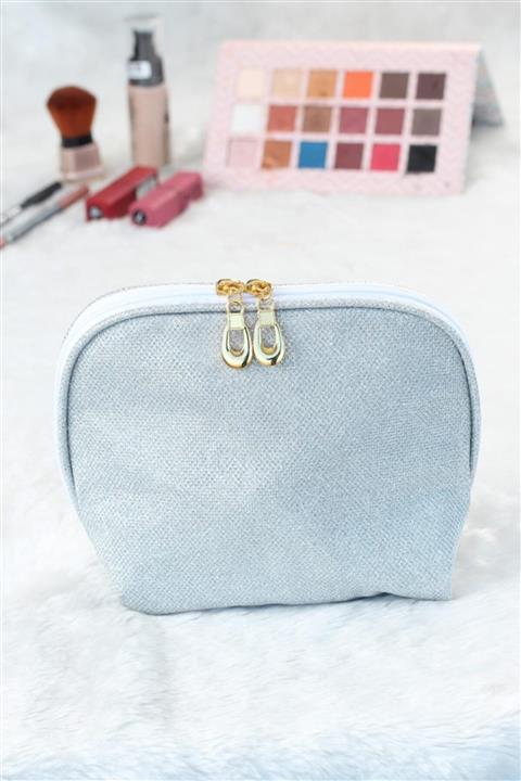 RELIES STORE Beyaz Simli Makyaj Çantası