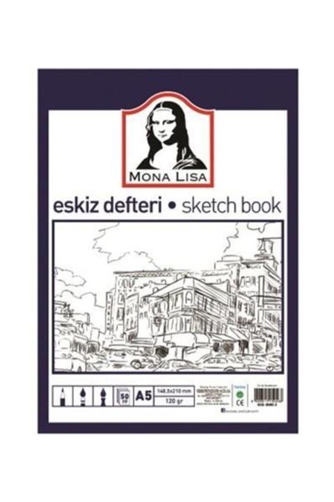 Faber Castell Mona Lisa Eskiz Defteri A5 120 Gr - 50 Yaprak
