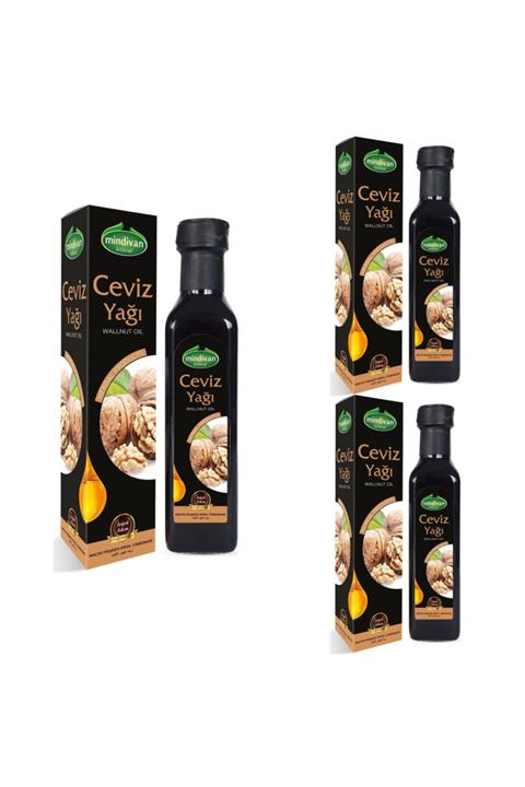 Mindivan Ceviz Yağı 250 cc X3 Adet