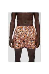 Bad Bear Erkek Megalodon Swimshort - Turuncu