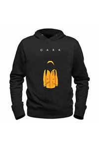 Alfa Tshirt Dark Resimli Dijital Baskılı Siyah Sweatshirt