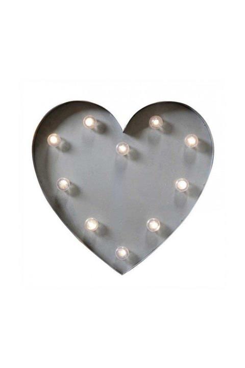 Warm Design Led Kalp Duvar Aydınlatması