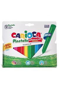 CARIOCA Jumbo Üçgen Yıkanabilir Pastel Boya Kalemi 12'li 42671