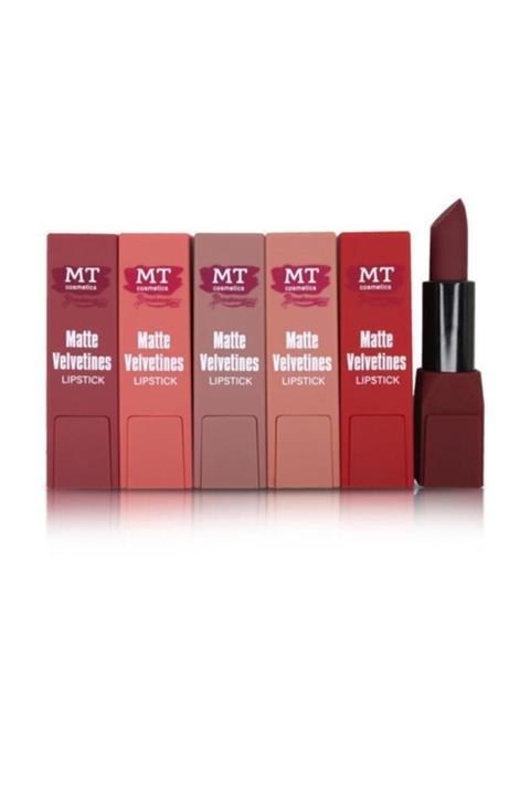 Makeuptime Mt 6'lı Matte Velvetines Ruj Seti No:a
