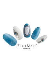 STYLEMATE Tırnak Süsleme Naıl Art Gümüş Renk Otantik Model Süs