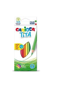 CARIOCA Pastel Renk Kuru Boya Kalem Çift Taraflı 12'li (24 Renk) 43309