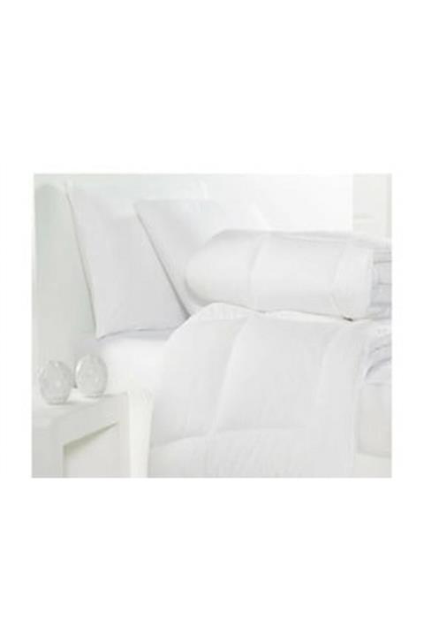 Sarev Silikon Ranforce Yorgan Tek Kişilik V1-beyaz