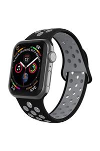 Robotekno Apple Watch Silikon Delikli Kordon Iwatch Uyumlu Kayış Seri  38mm/40mm -