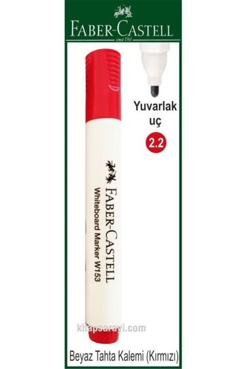 Faber Castell W153 Beyaz Tahta Kalemi Kırmızı Renk