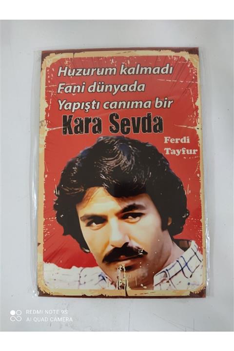 Düven Hobi Evi Ferdi Tayfur Ahşap Poster