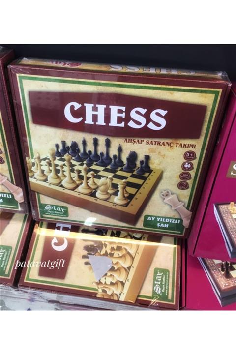 Star Oyun Aletleri Satranç Takımı Ay Yıldızlı Şah