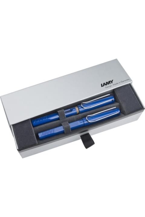 Lamy Safari Dolma Kalem & Roller Kalem Seti Mavi 14-m-314