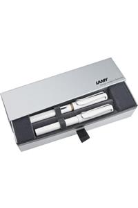 Lamy Safari Dolma Kalem & Roller Kalem Seti Beyaz 19b-m-319b