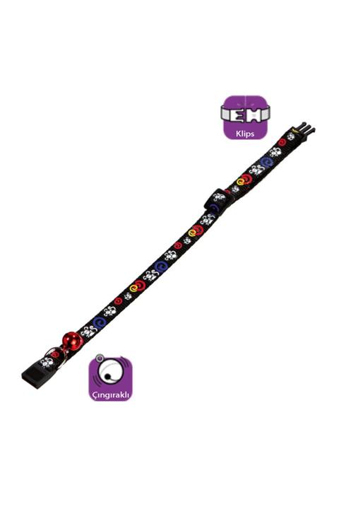 HİLALSHOP Karlıe Kedi Boyun Tasma Çıng. 30cm Siyah