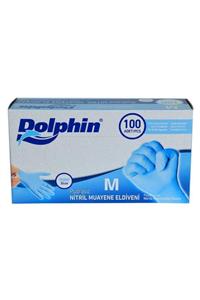 Dolphin Mavi Pudrasız Orta Boy Eldiven