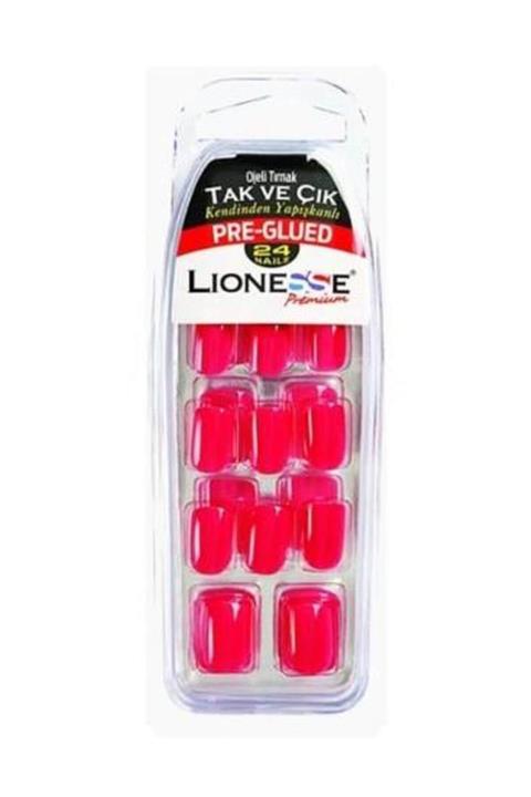 Lionesse Takma Tırnak - Tak & Çık Ojeli Tırnak