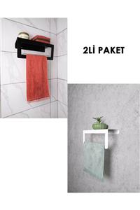 AYS Design Havlu Askısı 2li Paket Havluluk Banyo Mutfak