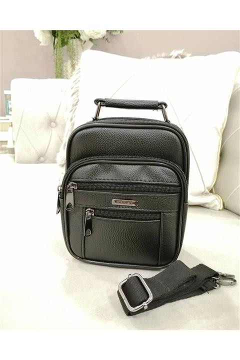 Alppino Erkek El Çantası (UZUN KULPLU) Siyah