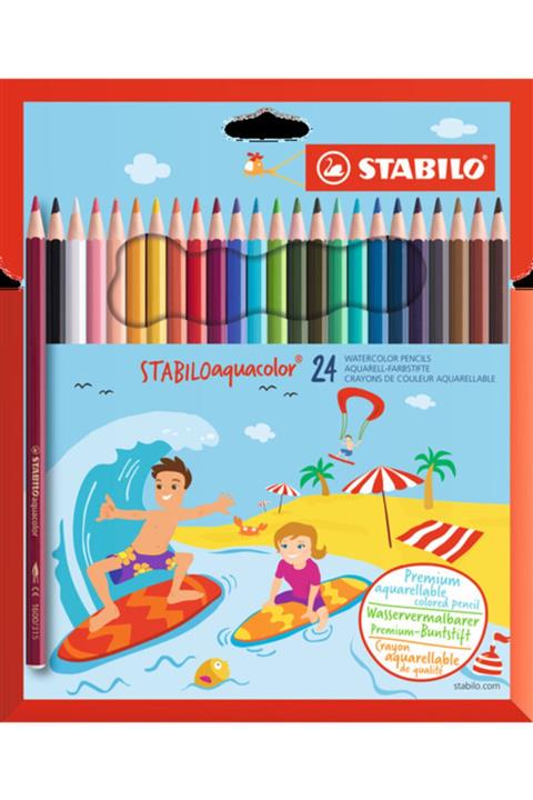 Stabilo Aguacolor 24 Lü Kuru Boya