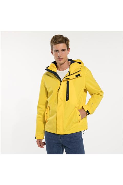 Nautica Nautıca Erkek Sarı Su Geçirmez Yağmurluk