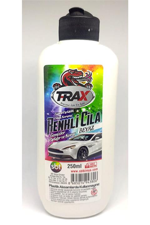 TRAX Oto Beyaz Renk Için Özel Cila Araç Beyaz Cila Parlatıcı Cila 250ml