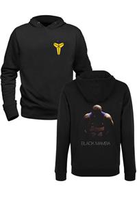 Alfa Tshirt Legendary Mamba Tasarım Baskılı Siyah Ön Arka Baskılı Sweatshirt