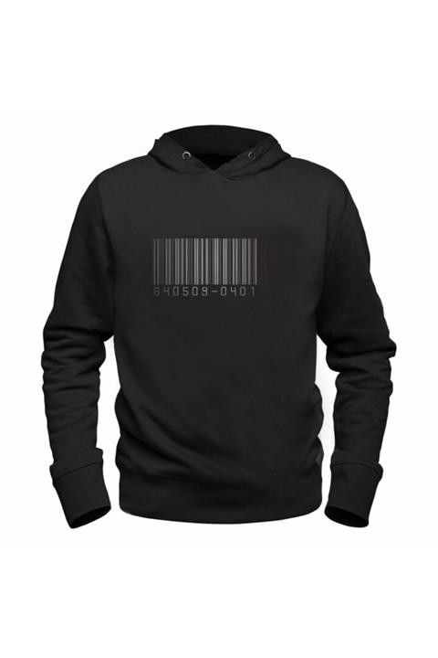 Alfa Tshirt Hitman Resim Baskılı Siyah Sweatshirt