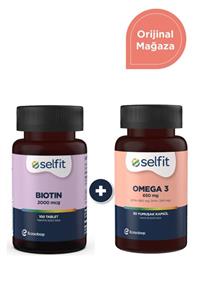 Eczacıbaşı Selfit Omega 3 650 Mg & Selfit Biotin 2000mcg