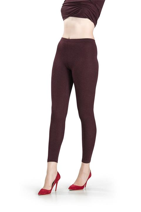 Jiber Kadın 2'li Bordo Kışlık Termal Soft Ince Sıcak Tayt Tek Alt
