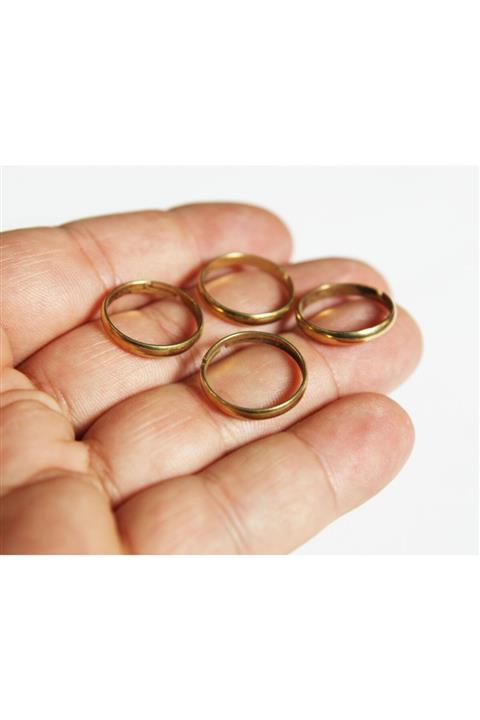 Tom Flaş Pirinç Alyans Yüzük Kolu Iç Çapı 17 Mm.