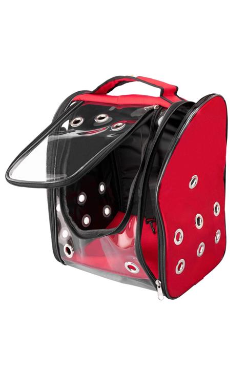 ADDISON Hc-01 Kırmızı 40x24x33cm Kedi Köpek Taşıma Çantası ( Evcil Hayvan Taşıma Çantası )