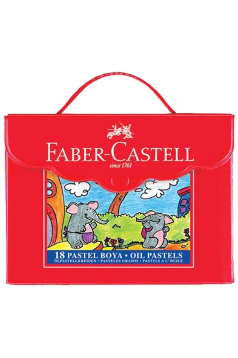 Faber Castell Faber-castell Pastel Boya Çantalı Köşeli 18 Renk 5281 125119