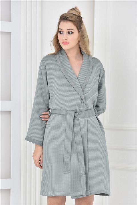 Ecocotton Organik Pamuk Pike Bornoz