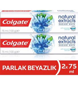 Colgate Diş Macunu Natural Extracts Deniz Yosunu Tuzu Parlak Beyazlık 75 Ml X 4 Adet