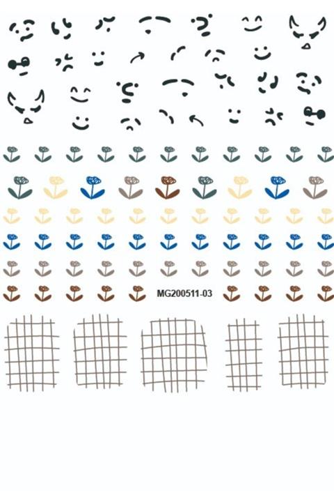 meiguimei Tırnak Sticker