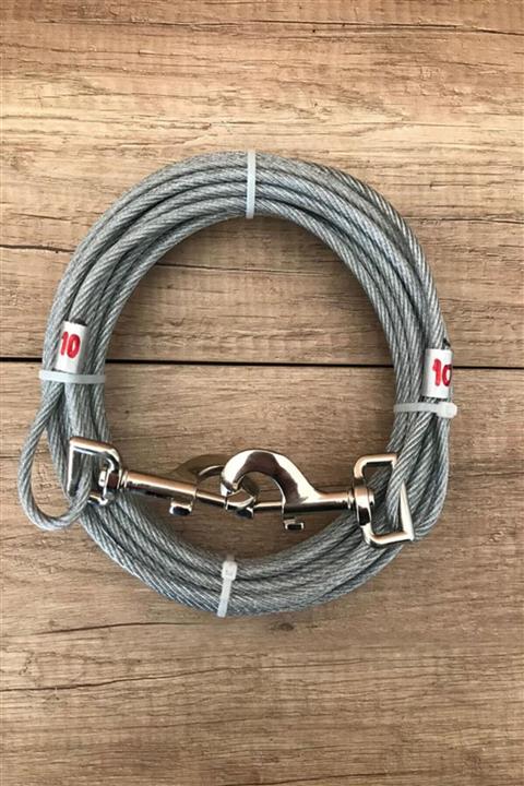 LİDERSAN ÇELİK 6 Mm 10 Metre Köpek Bahçe Bağlama Halatı