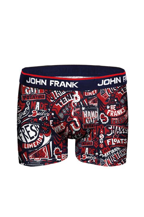 John Frank Red Shakes Digital Printing Erkek Boxer