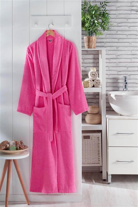 TEKSMODA Pembe S-m-l-xl Bedenli Tek Bornoz